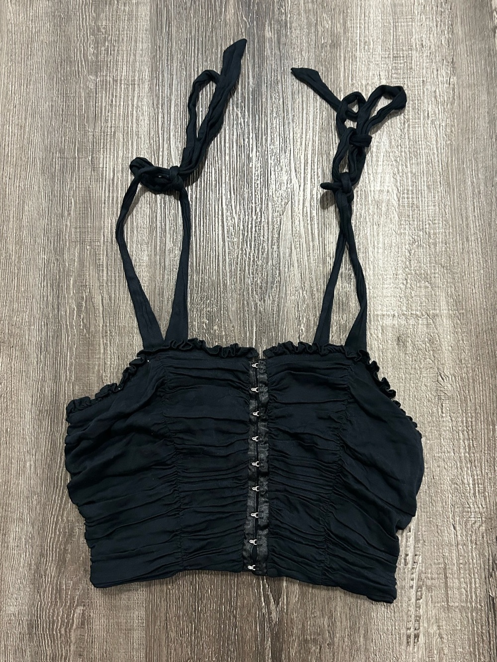 3/$10 Urban Outfitters Zella Ruched Tie Shoulder tank